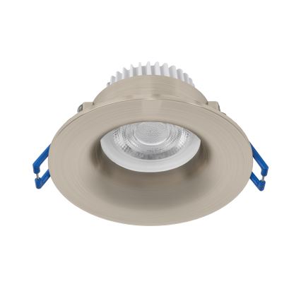 Eglo - LED Bathroom recessed ceiling light LED/4.9W/230V 2700/4000/6500K Ø 8.8 cm IP65 matte chrome