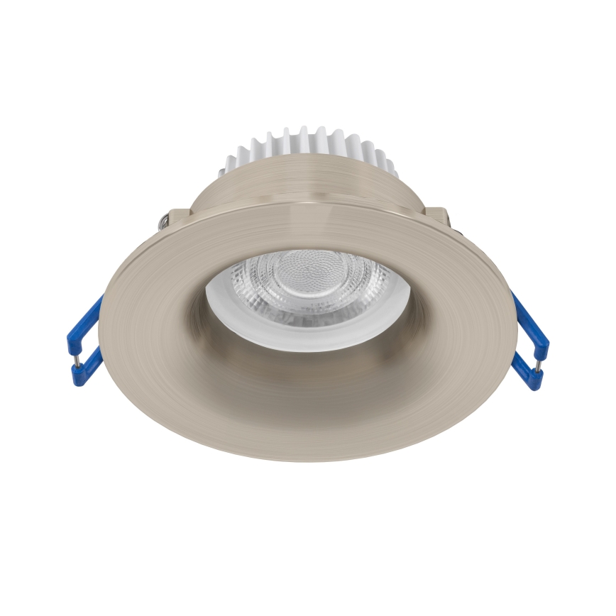 Eglo - LED Bathroom recessed ceiling light LED/4.9W/230V 2700/4000/6500K Ø 8.8 cm IP65 matte chrome