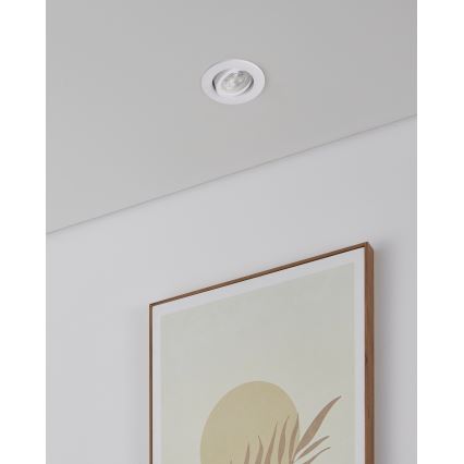 Eglo - Set of 3 RGBW Dimmable LED Recessed Downlights LED/4.7W/230V 2700-6500K White