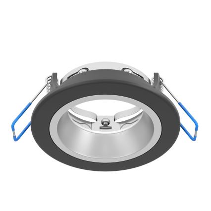 Eglo - Dimmable LED recessed bathroom ceiling light LED/4.8W/230V 2700/4000/6500K IP44 Black