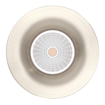 Eglo - Set of 3 dimmable LED recessed downlights LED/6.4W/230V Ø 8.8 cm matte chrome