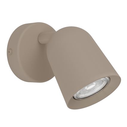 Eglo - Wall-mounted spotlight 1xGU10/5W/230V beige