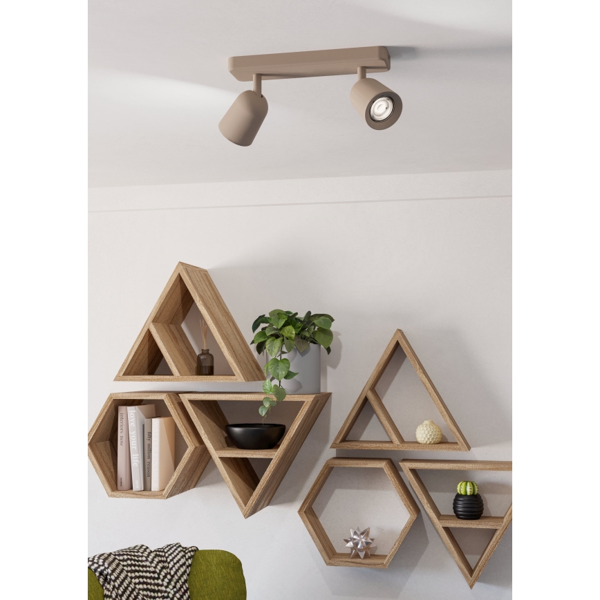Eglo - Spotlight 2xGU10/10W/230V beige