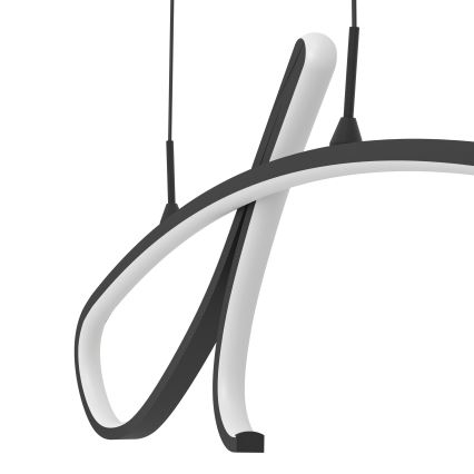 Eglo - Cable-suspended LED pendant LED/20W/230V 2700/4000/6500K black