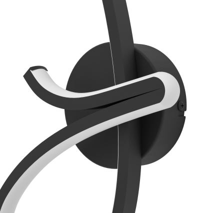 Eglo - LED Wall Light LED/12W/230V 2700/4000/6500K Black