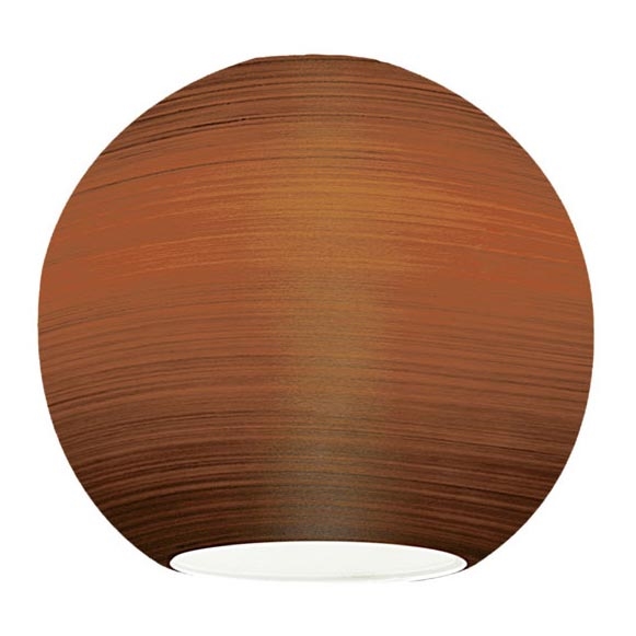 EGLO 90251 - Replacement glass for chandelier, table lamp, ceiling light and spotlight MY CHOICE E14 d. 9 cm brown wiped
