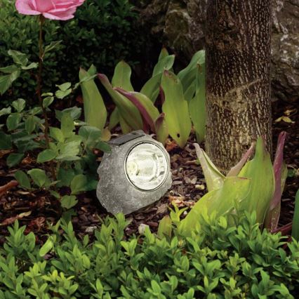 Eglo 90494 - Solar light stone 4xLED/0,06W/1xAA IP44