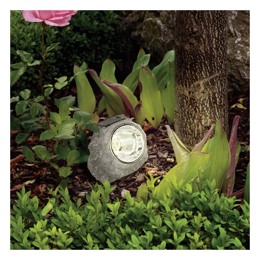 Eglo 90494 - Solar light stone 4xLED/0,06W/1xAA IP44