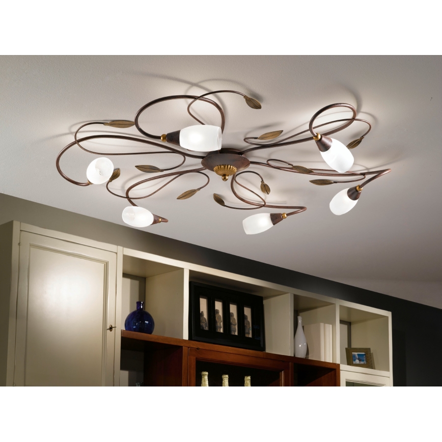 Eglo - Surface-mounted chandelier  6xG9/40W