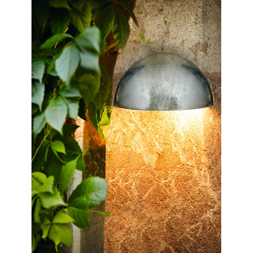 Eglo - Outdoor wall light 1xE27/40W galvanized steel