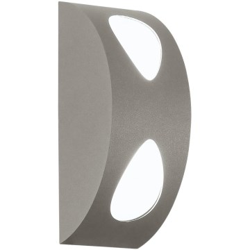 EGLO 91095 - LED outdoor light MORINO 2xLED/4.76W silver