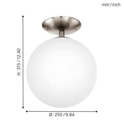 EGLO - Ceiling light 1xE27/60W d. 25 cm