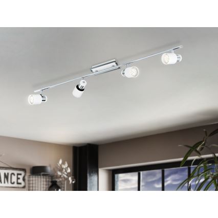 Eglo - LED spotlight 4xGU10-LED/5W/230V