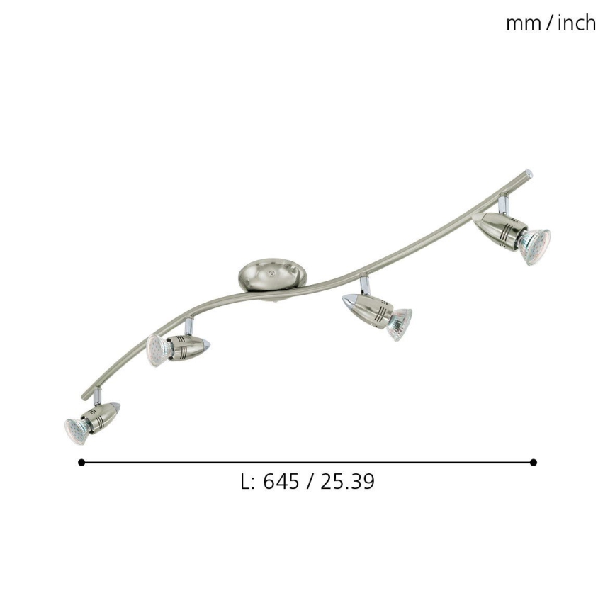 Eglo - LED Spotlight  4xGU10-LED/3W/230V
