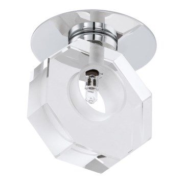 Eglo 92677 - Dimmable recessed spotlight TORTOLI 1xG4/20W/230V