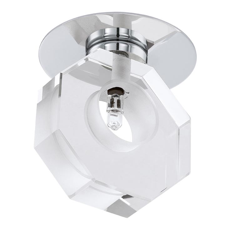 Eglo 92677 - Dimmable recessed spotlight TORTOLI 1xG4/20W/230V
