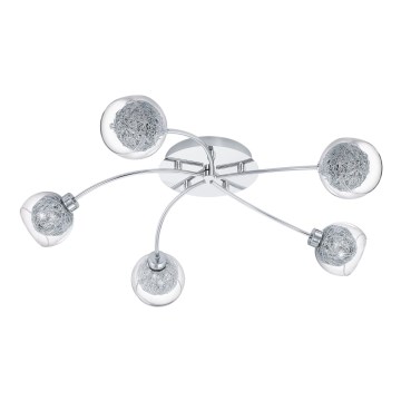 Eglo 93055 - Ceiling light OVIEDO 5XG9/33W/230V