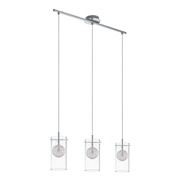 Eglo 93113 - LAMAS 3-Light Chandelier (3× G9, 33W, 230V)