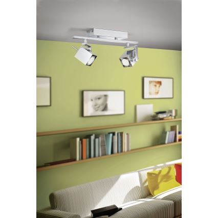 Eglo 93155 - LED spotlight MANAO 1 2xGU10-LED/5W/230V