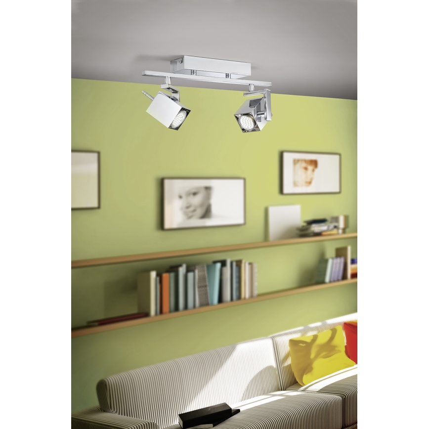 Eglo 93155 - LED spotlight MANAO 1 2xGU10-LED/5W/230V