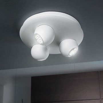 Eglo 93169 - LED spotlight NORBELLO 3 3xGU10/5W/230V