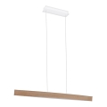 Eglo 93342 - FORNES LED pendant light LED/24W/230V oak