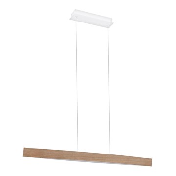 Eglo 93342 - FORNES LED pendant light LED/24W/230V oak