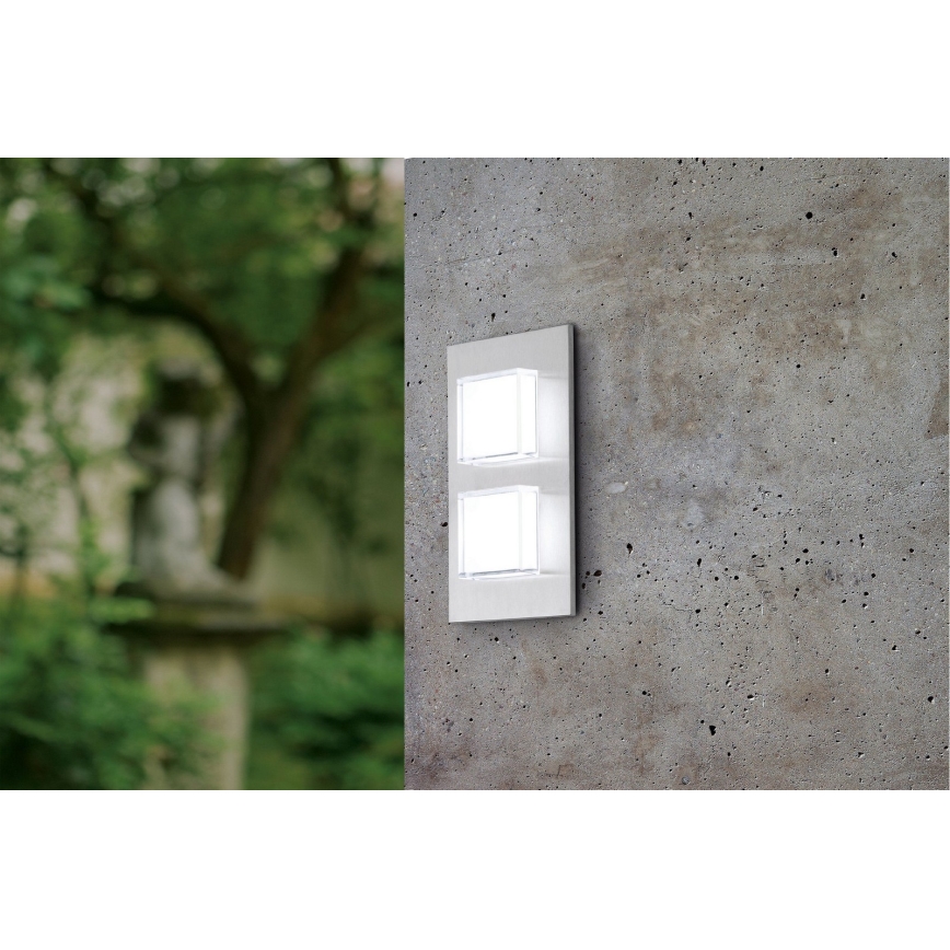 Eglo 93365 - LED Outdoor wall light PIAS 2xLED/2,5W/230V IP44