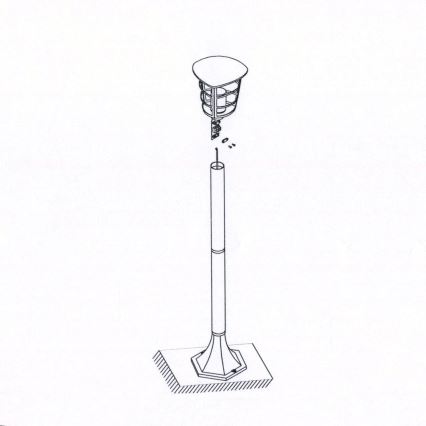 Eglo - LED Outdoor lamp E27/8,5W/230V IP44