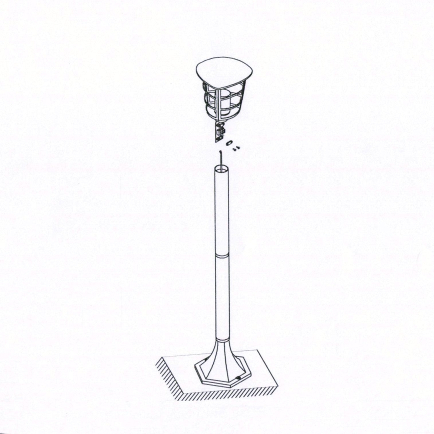 Eglo - LED Outdoor lamp E27/8,5W/230V IP44