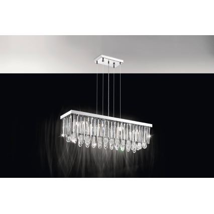 Eglo 93423 - Chandelier on a string CALAONDA 11xG9/33W/230V