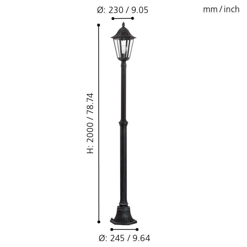 EGLO - Outdoor light 1xE27/60W IP44