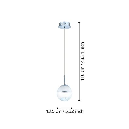 Eglo - LED pendant light LED/5W/230V