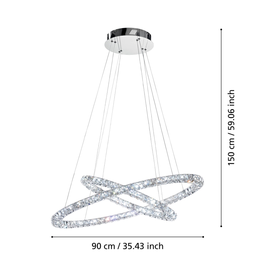 Eglo - LED Chandelier on a string LED/56,1W/230V