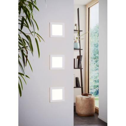 Eglo 94061 - LED Recessed Ceiling Light FUEVA 1 LED/10,95W/230V 17x17 cm