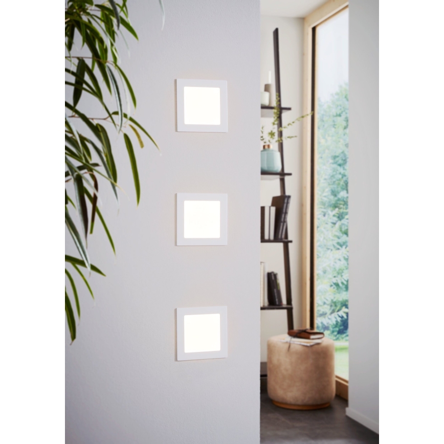 Eglo 94061 - LED Recessed Ceiling Light FUEVA 1 LED/10,95W/230V 17x17 cm