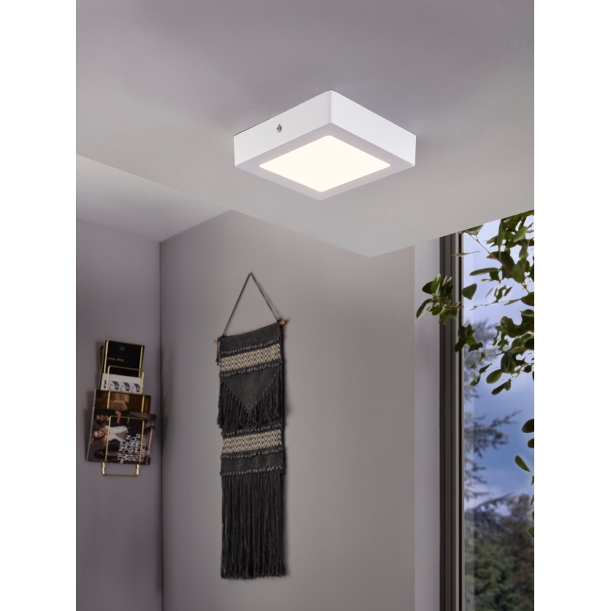 Eglo 94073 - LED ceiling light FUEVA 1 LED/10.95W/230V 17x17 cm