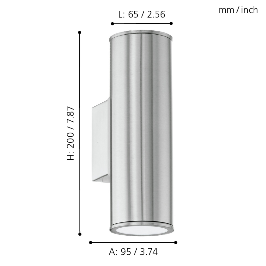 Eglo - LED outdoor lighting 2xGU10/3W/230V IP44