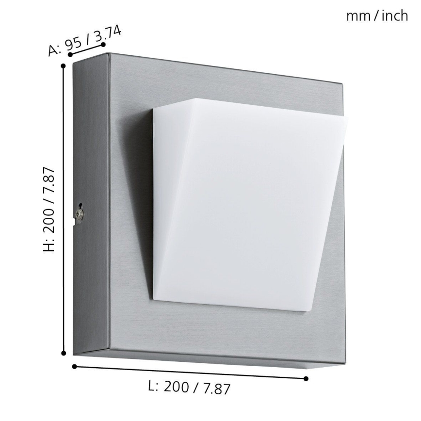 Eglo 94114 - GALARY 1 LED outdoor luminaire 1 LED/3,7W/230V IP44