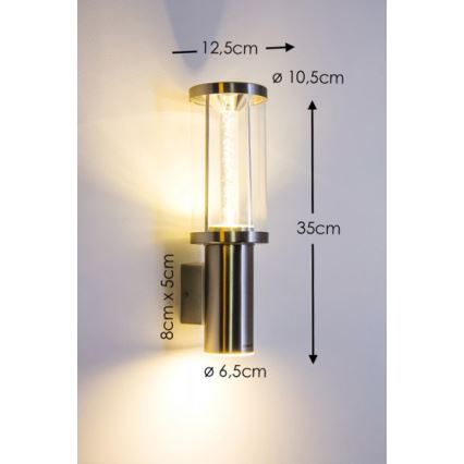Eglo - LED outdoor lighting 1xGU10/3W + LED/3,7W IP44