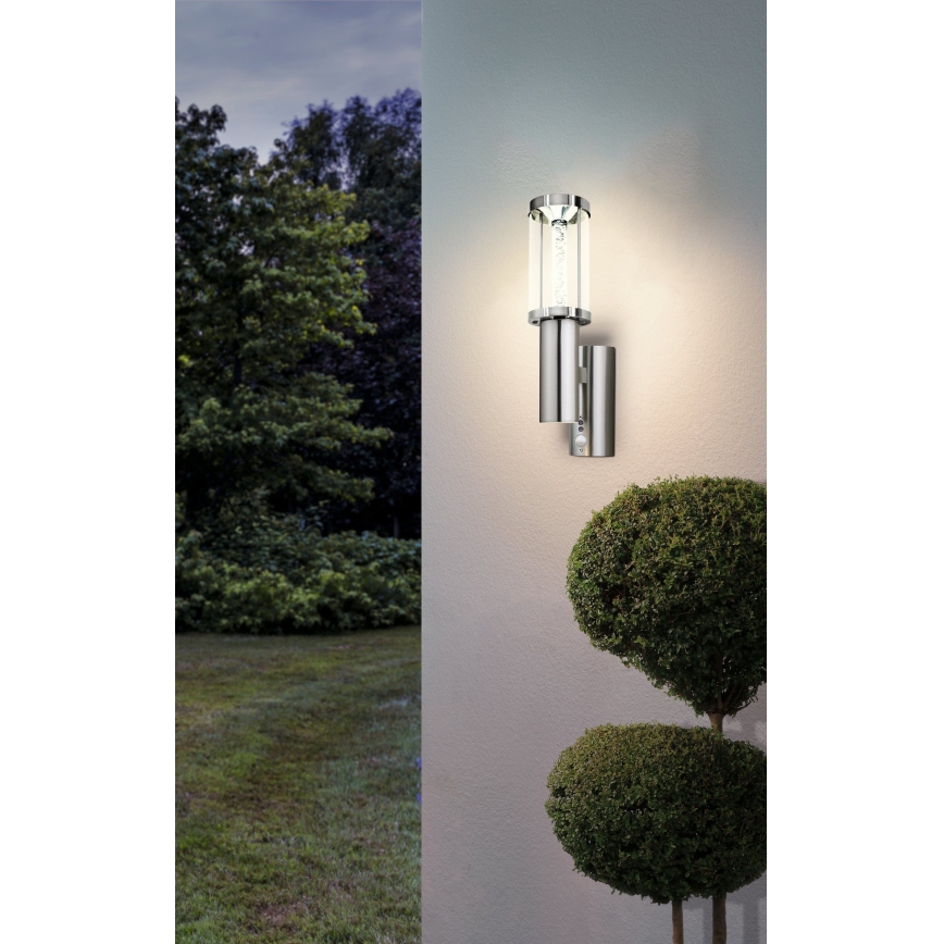 Eglo - LED outdoor lighting with sensor 1x GU10/3W + LED/3.7W IP44