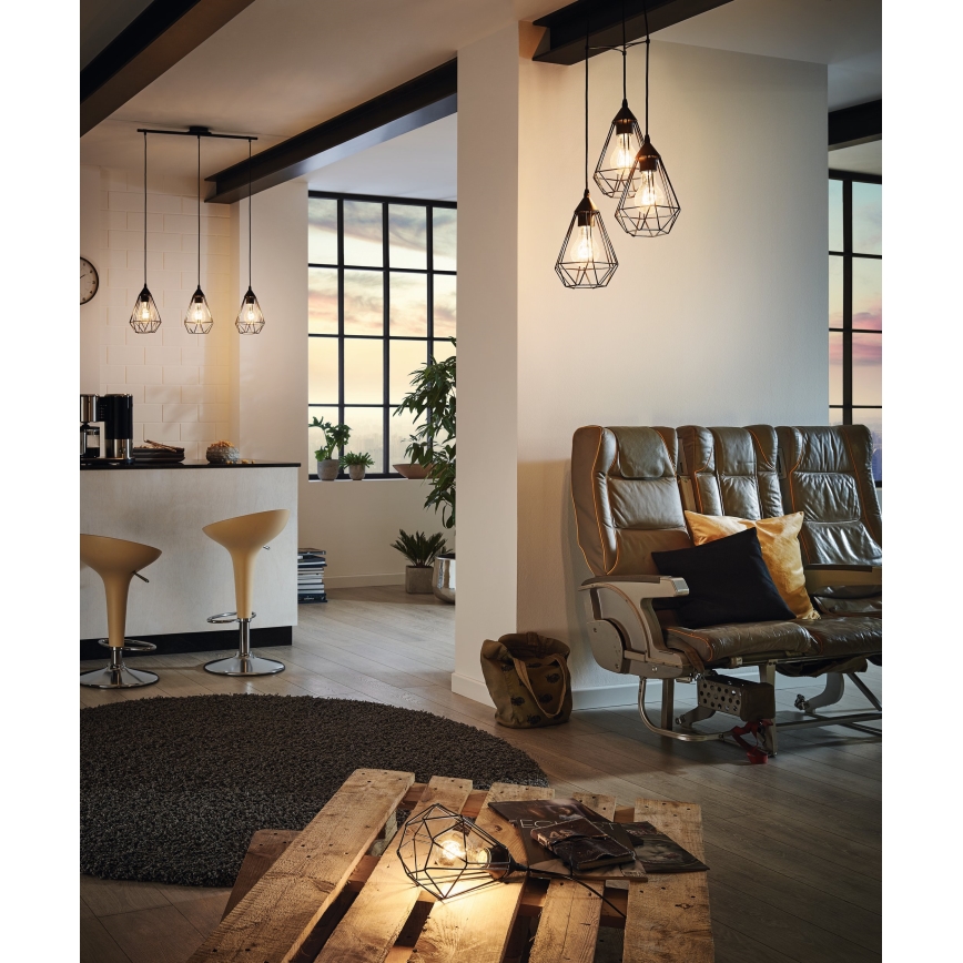 Eglo - Chandelier 3xE27/60W/230V