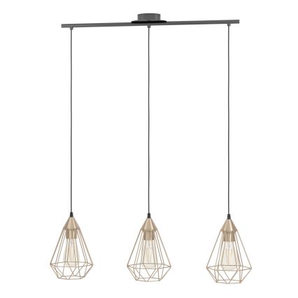 Eglo - Chandelier 3xE27/60W/230V