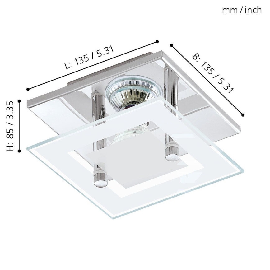 Eglo - LED ceiling light 1xGU10-LED/3W/230V