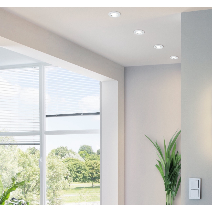 Eglo - LED Recessed light 1xGU10-LED/5W/230V