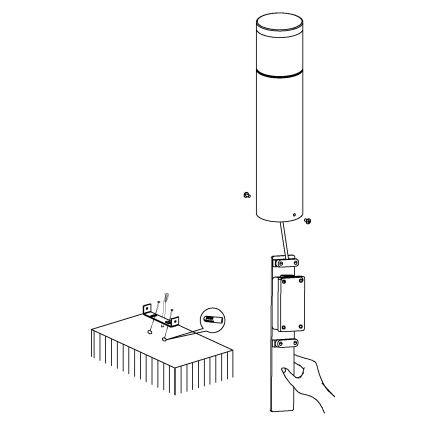 Eglo - LED Outdoor Lighting LED/3.7W/230V IP44