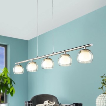 Eglo 94319 - LED pendant light ASCOLESE 5xLED/3.3W/230V