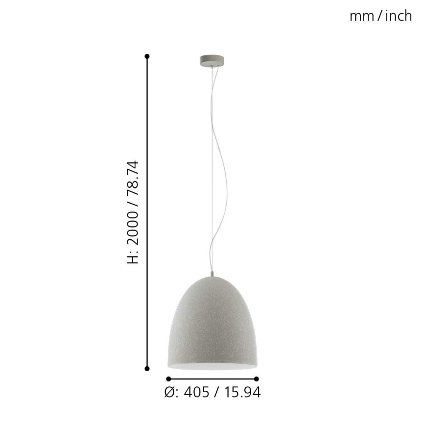 Eglo - Chandelier  1xE27/60W/230V
