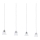 Eglo 94356 - LED chandelier PANCENTO 4xLED/4,5W/230V