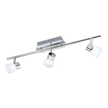 Eglo 94382 - LED Spotlight PERITO 3xLED/3W/230V 3000K shiny chrome